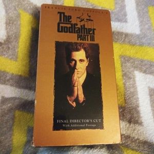 The Godfather Part 3 III Movie VHS Tape